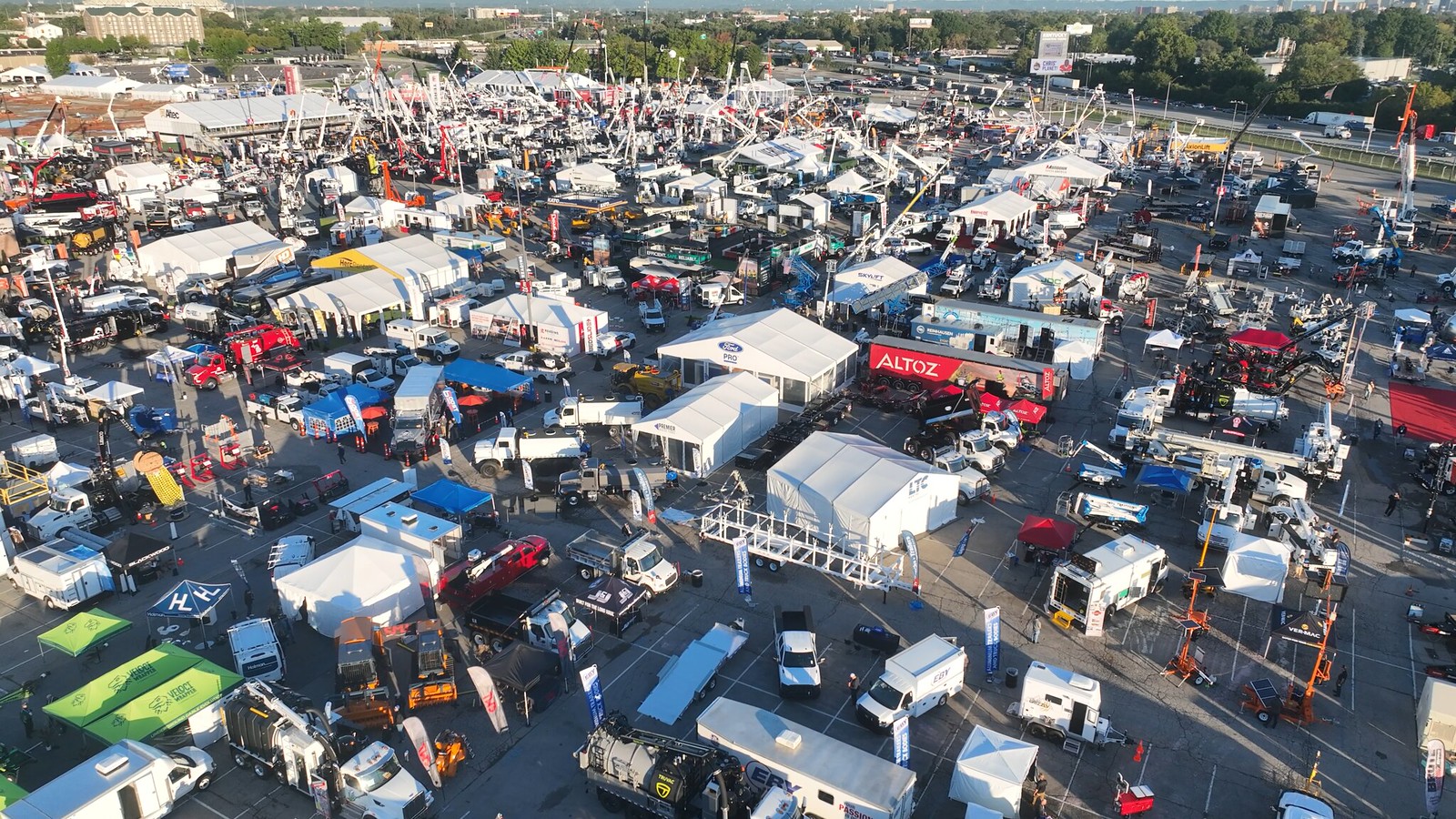 Vista área da feira the utility expo 2025